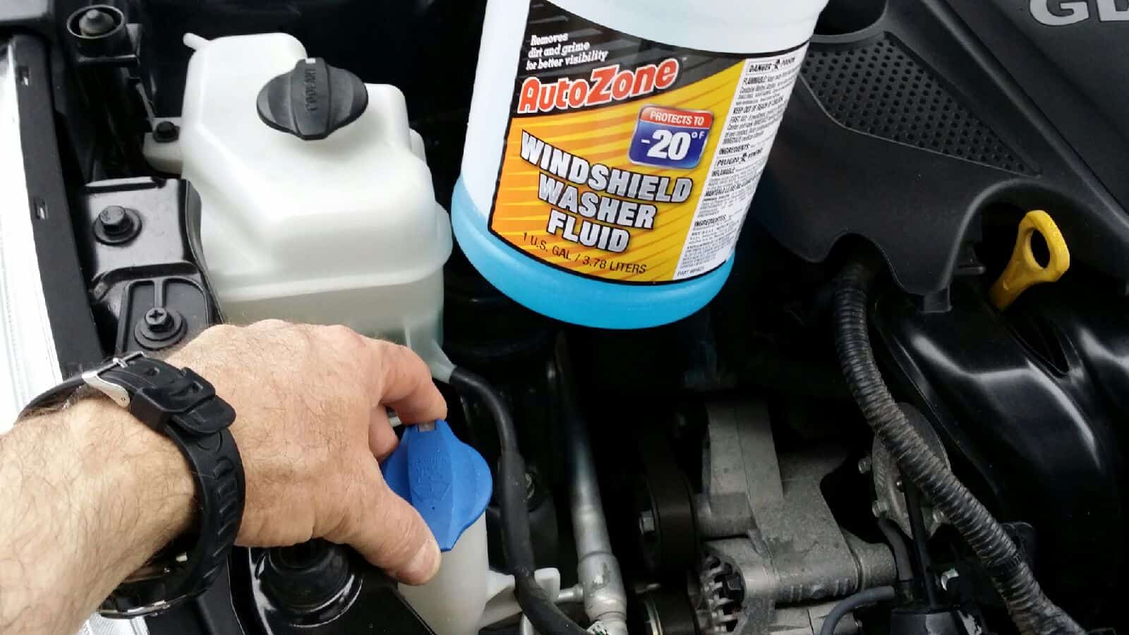 changing wiper fluid