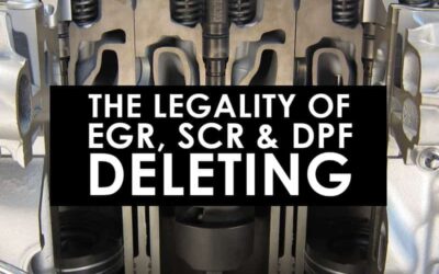 Legality of EGR, SCR and DPF Deleting