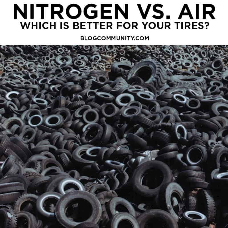 photo of old tires - nitrogen vs air
